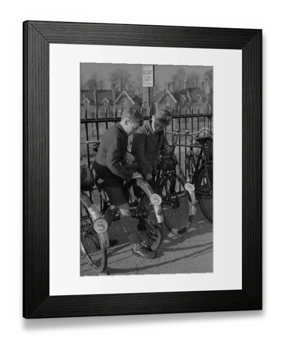 Framed Print : Cycling Club Members Framed Print : Cycling Club Members