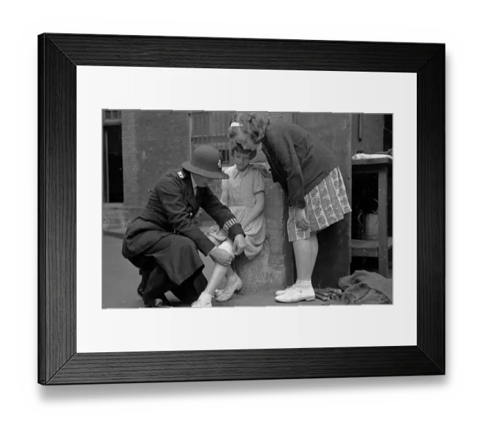 Framed Print : Bandaged Leg Framed Print : Bandaged Leg