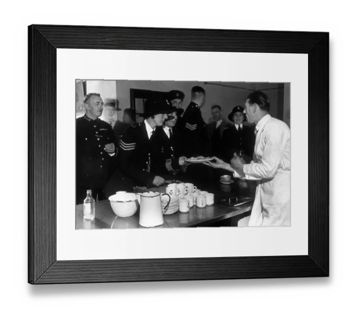 Framed Print : Police Canteen Framed Print : Police Canteen