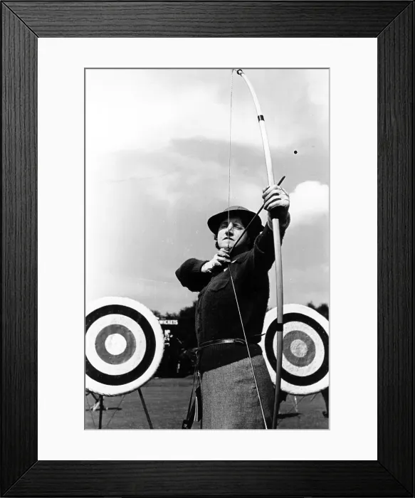 Framed Print : Archer Aims Framed Print : Archer Aims