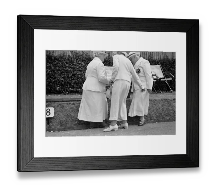 Framed Print : Bowling Ladies Framed Print : Bowling Ladies