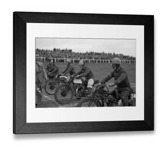 Framed Print : At The Starting Line