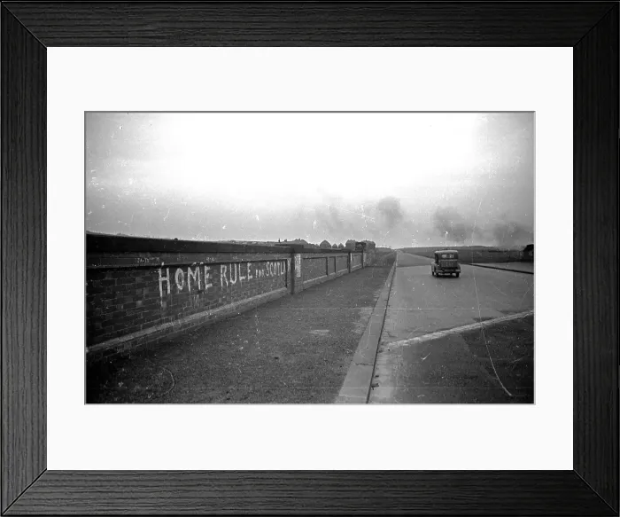 Framed Print : Nationalist Graffiti Framed Print : Nationalist Graffiti