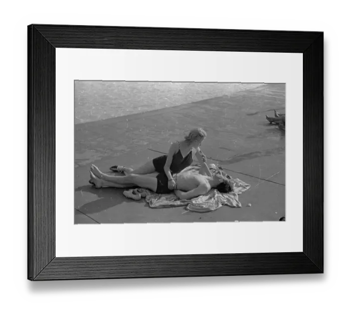 Framed Print : Blackpool Sunbathing Framed Print : Blackpool Sunbathing