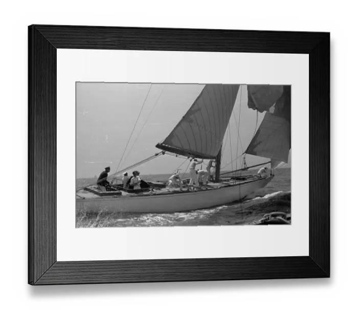 Framed Print : Yacht At Sea Framed Print : Yacht At Sea
