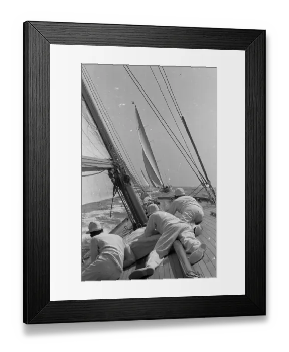 Framed Print : Lying On Deck Framed Print : Lying On Deck