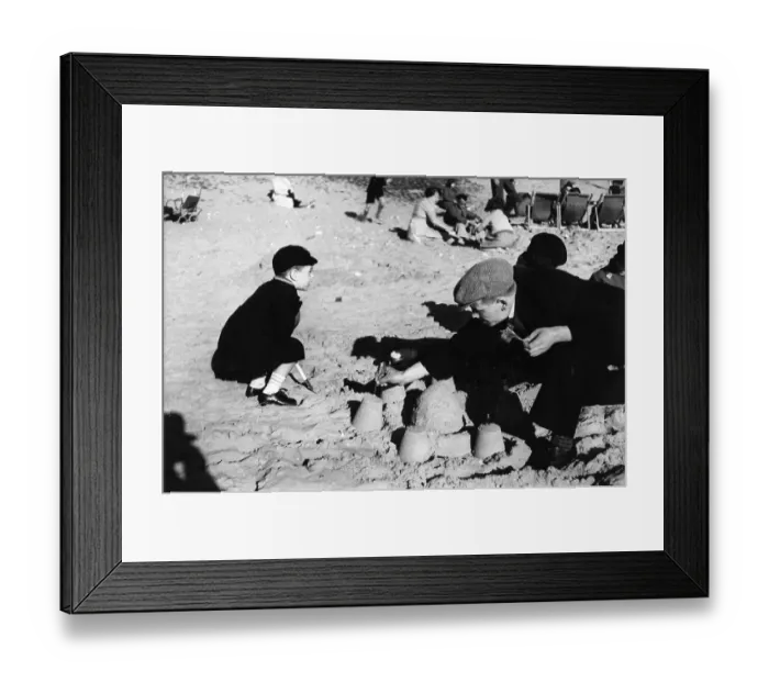 Framed Print : Sand Castles