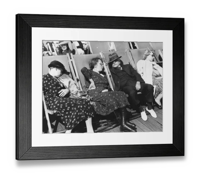 Framed Print : Blackpool Deckchairs Framed Print : Blackpool Deckchairs
