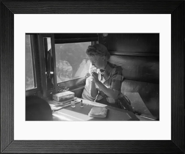 Framed Print : Travelling Manicure