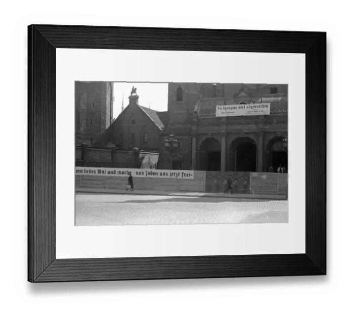 Framed Print : Synagogue Slogan Framed Print : Synagogue Slogan