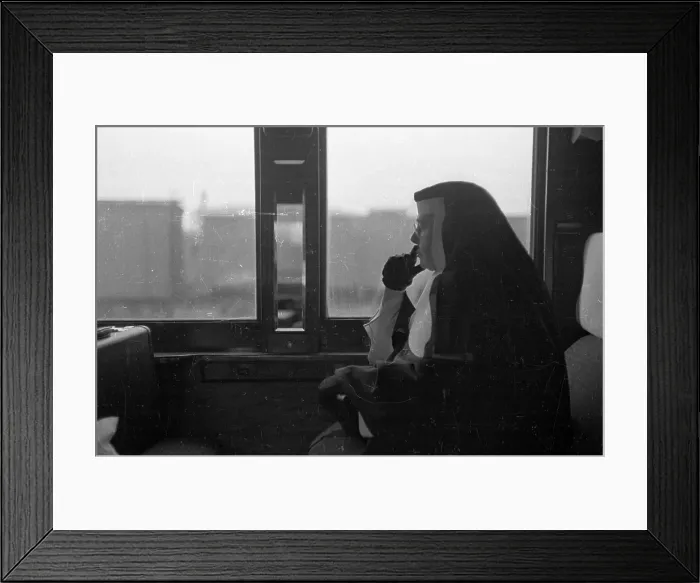 Framed Print : Travelling Nun Framed Print : Travelling Nun