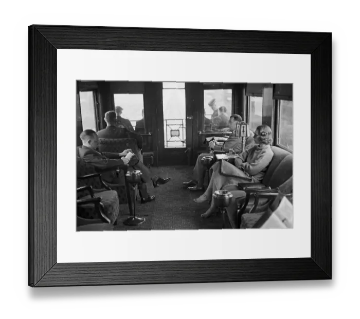 Framed Print : Lounge Observers Framed Print : Lounge Observers