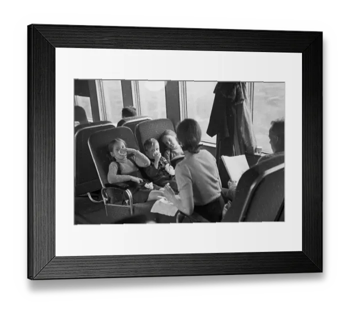 Framed Print : Travelling Family Framed Print : Travelling Family