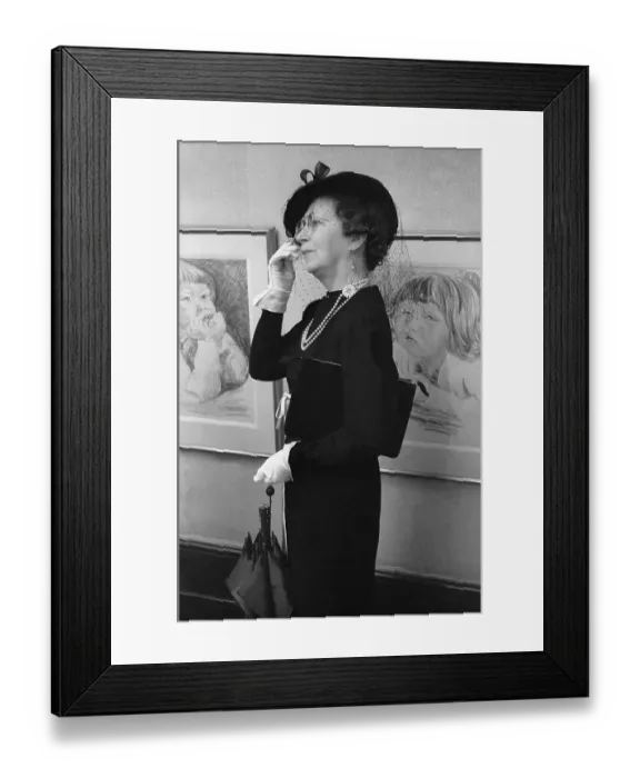 Framed Print : Private View Guest Framed Print : Private View Guest