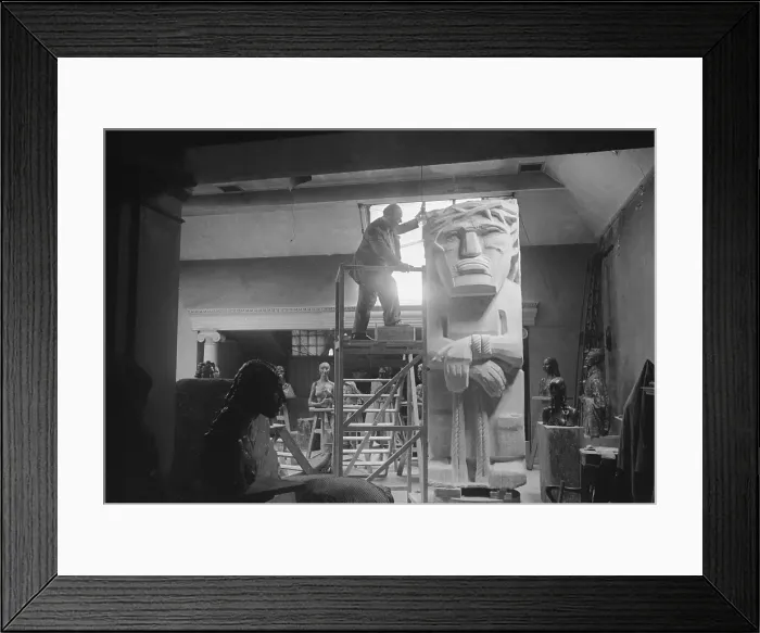 Framed Print : Epstein At Work Framed Print : Epstein At Work