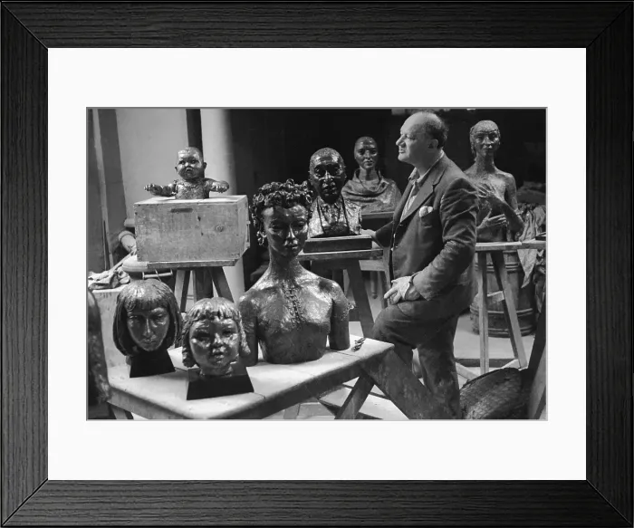 Framed Print : Epstein And Work Framed Print : Epstein And Work