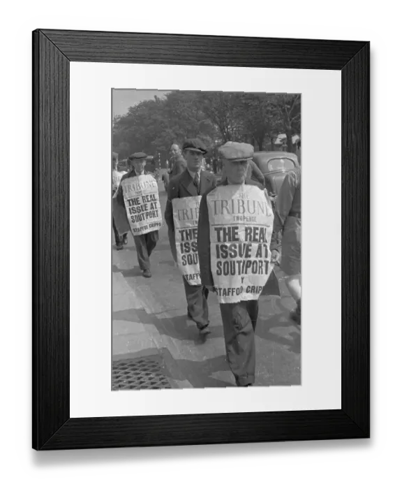 Framed Print : Walking Ads Framed Print : Walking Ads