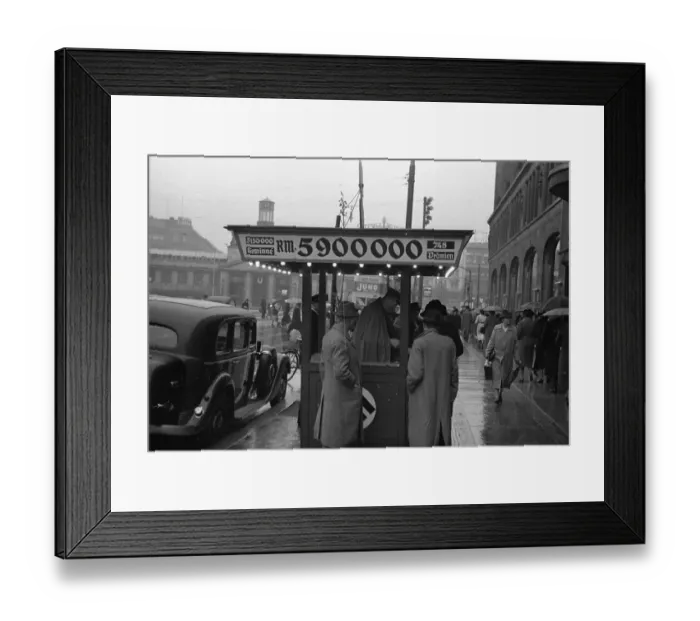 Framed Print : German Lottery Framed Print : German Lottery