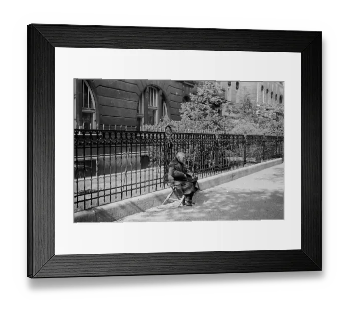 Framed Print : Blind Matchseller Framed Print : Blind Matchseller