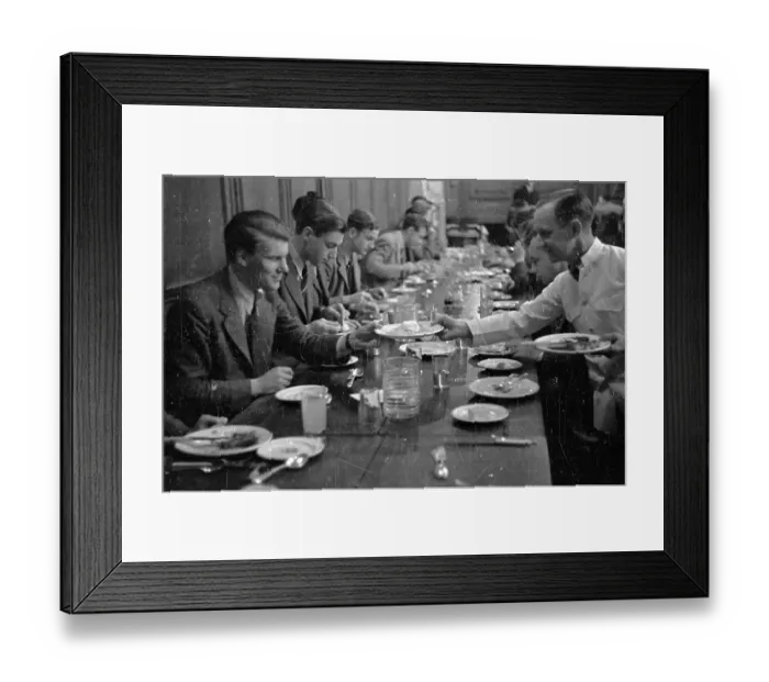 Framed Print : College Waiter Framed Print : College Waiter