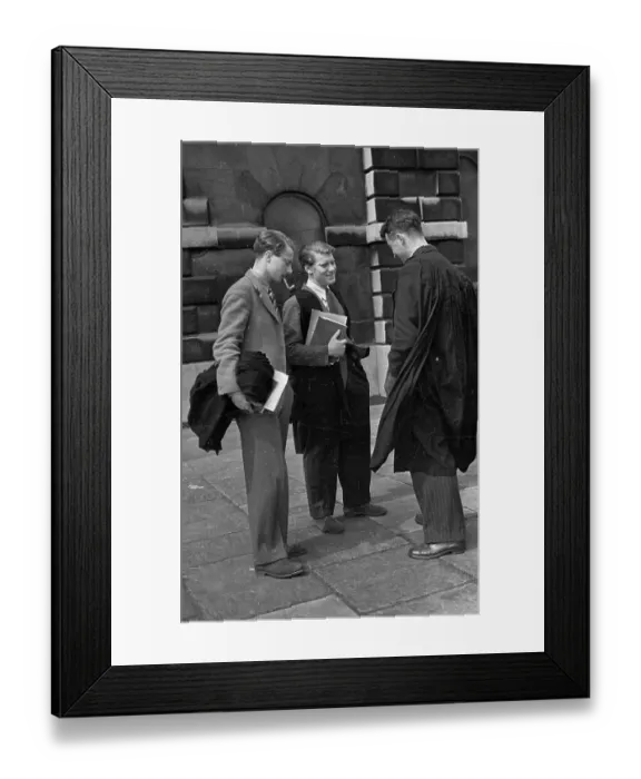 Framed Print : Cambridge Students Framed Print : Cambridge Students