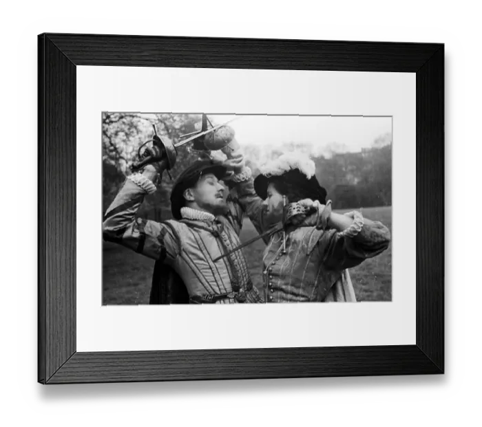 Framed Print : Elizabethan Touche! Framed Print : Elizabethan Touche!