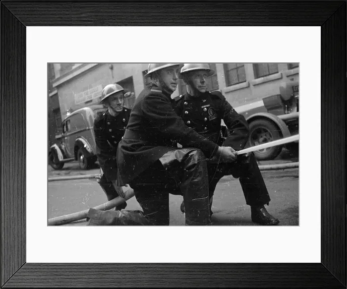 Framed Print : Hose Pullers Framed Print : Hose Pullers