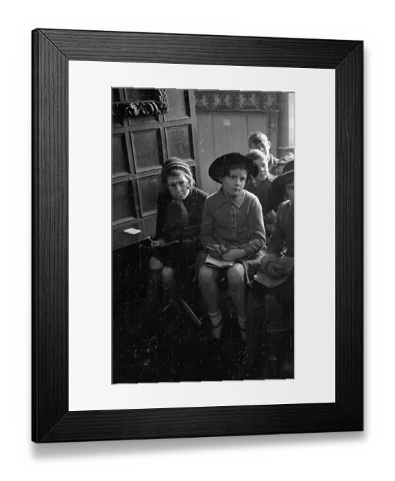 Framed Print : Attentive Children Framed Print : Attentive Children