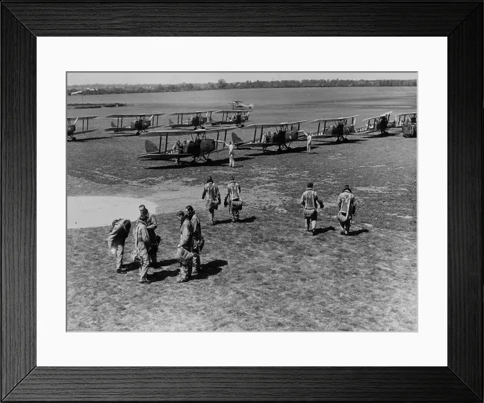 Framed Print : Tiger Moth Trainee