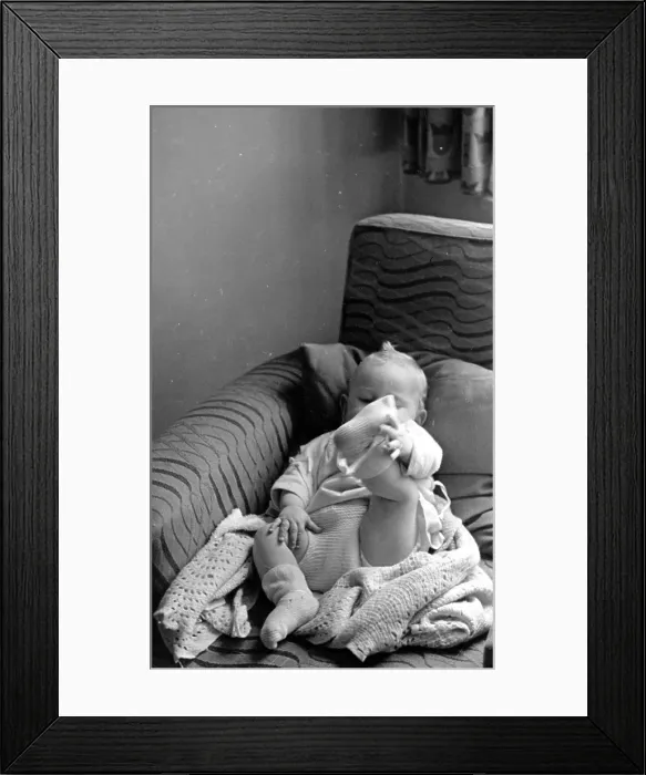 Framed Print : Baby Stretches Framed Print : Baby Stretches