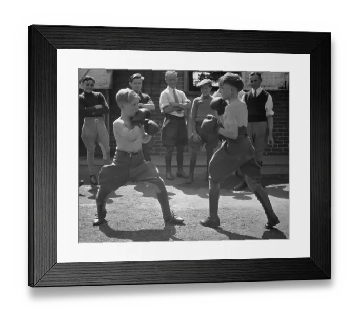 Framed Print : Boxing Boys Framed Print : Boxing Boys
