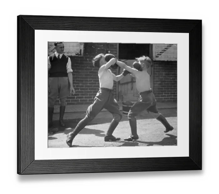 Framed Print : Boxing Boys