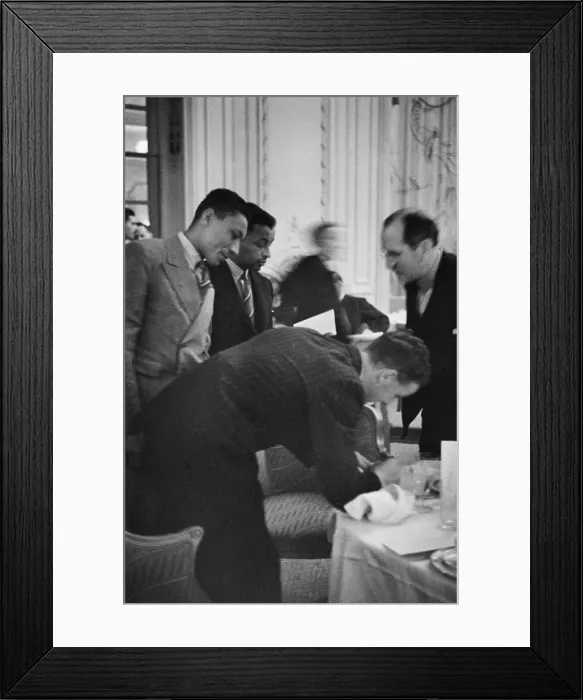 Framed Print : Cricketers Dine Out Framed Print : Cricketers Dine Out