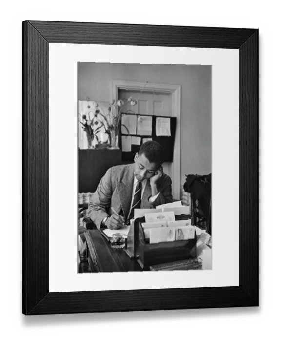 Framed Print : West Indian Cricketer In London Framed Print : West Indian Cricketer In London