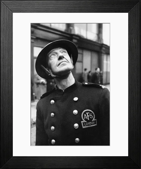 Framed Print : AFS Officer