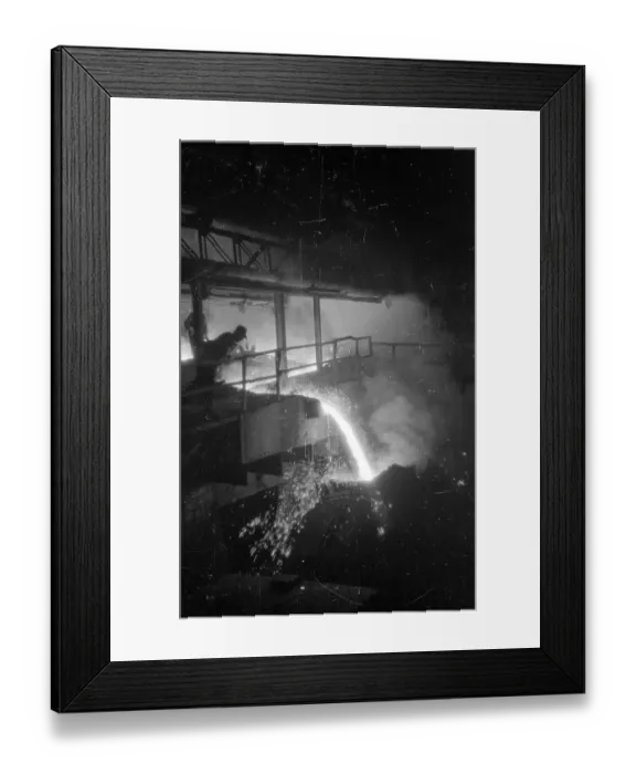 Framed Print : Furnace Tap Framed Print : Furnace Tap