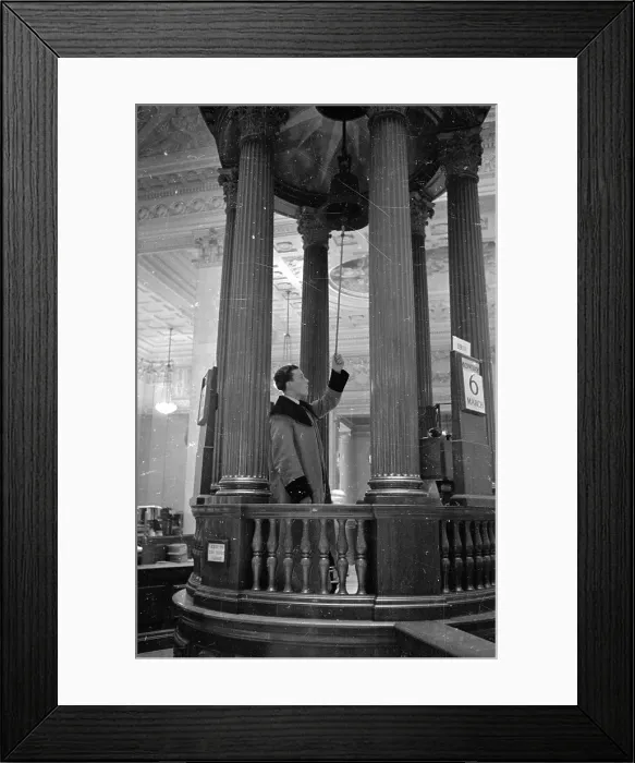 Framed Print : Ringing Lutine Bell Framed Print : Ringing Lutine Bell