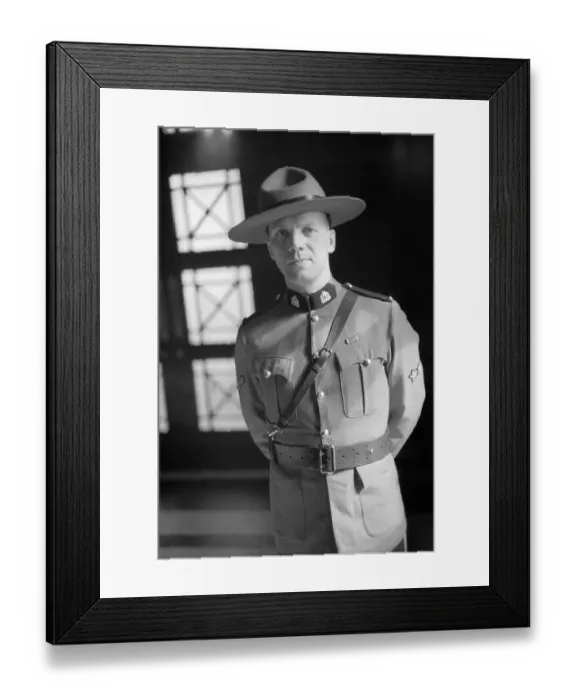 Framed Print : Canadian Mountie Framed Print : Canadian Mountie
