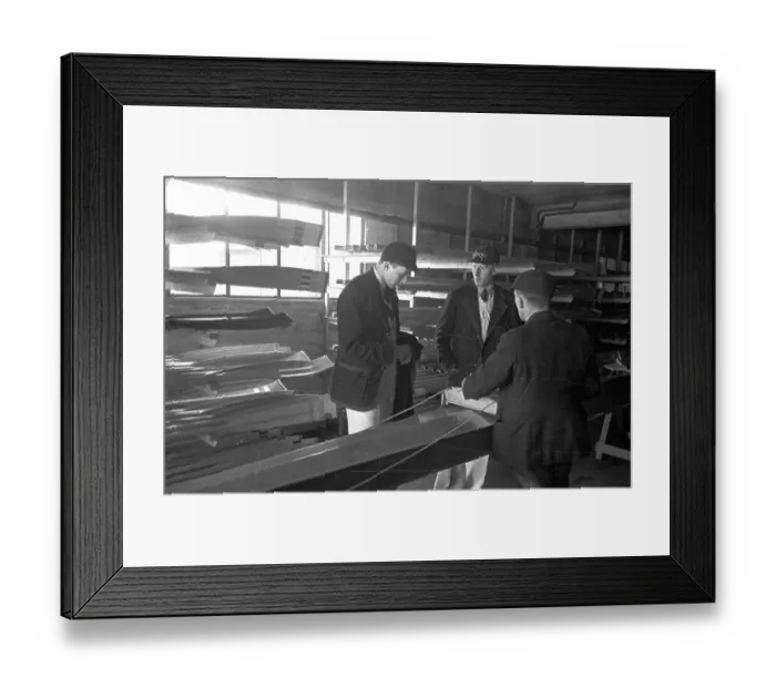 Framed Print : Boat Inspection Framed Print : Boat Inspection