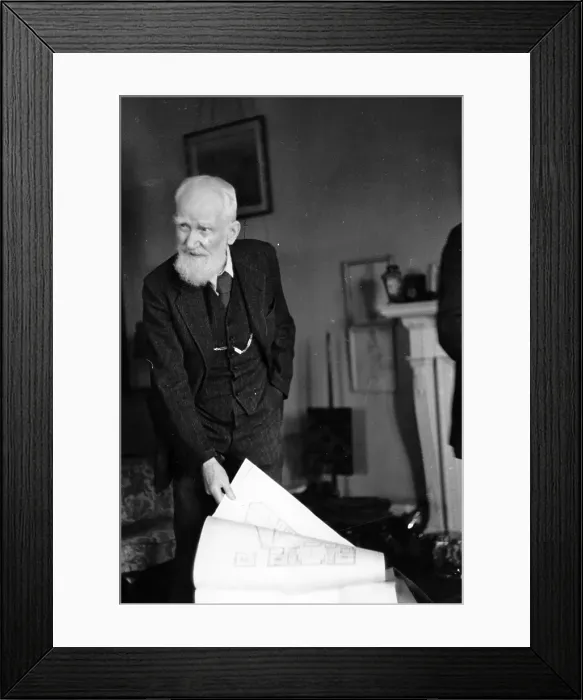 Framed Print : George B Shaw Framed Print : George B Shaw