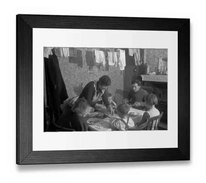 Framed Print : Family Meal Framed Print : Family Meal