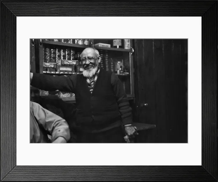 Framed Print : Cardiff Shop
