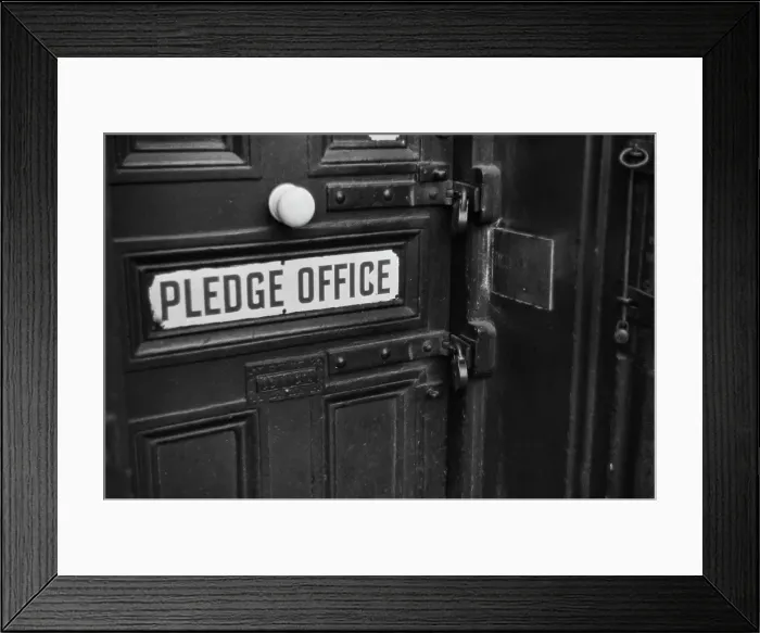 Framed Print : Pledge Office Framed Print : Pledge Office