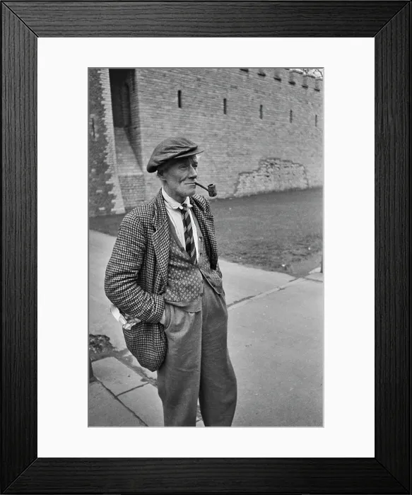 Framed Print : Pipe Smoking Framed Print : Pipe Smoking