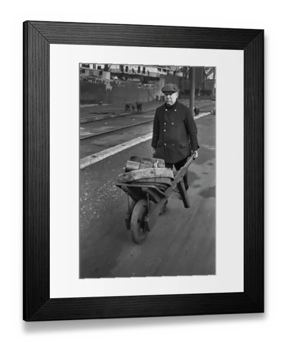 Framed Print : Cardiff Docks