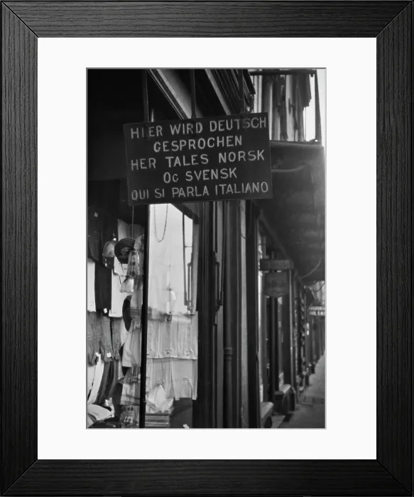 Framed Print : Languages Spoken Here Framed Print : Languages Spoken Here