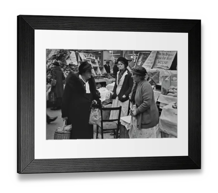 Framed Print : Cardiff Market Stall Framed Print : Cardiff Market Stall