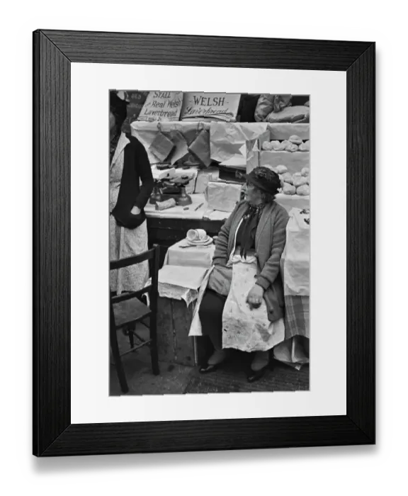 Framed Print : Cardiff Market Stall Framed Print : Cardiff Market Stall