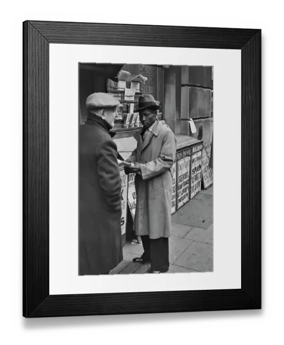 Framed Print : Cardiff Street Scene Framed Print : Cardiff Street Scene