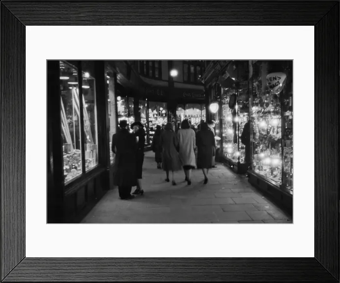 Framed Print : Shopping In The Arcades Framed Print : Shopping In The Arcades